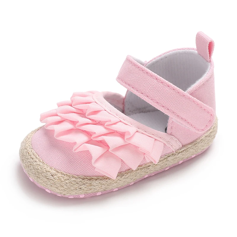 

Prewalker Baby Shoes Baby Shoes 0-18 Months Spring And Autumn New Baby Princess Wavy Soft Sole Walking Shoes