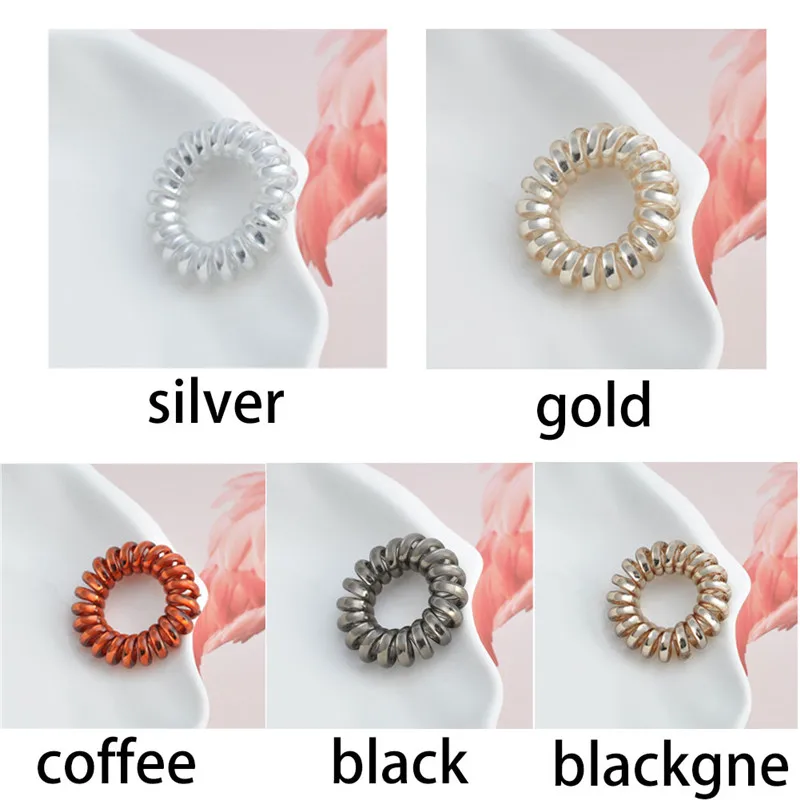 5 шт для волос аксессуары кольцо веревки Не оставляющий следов надежный дизайн