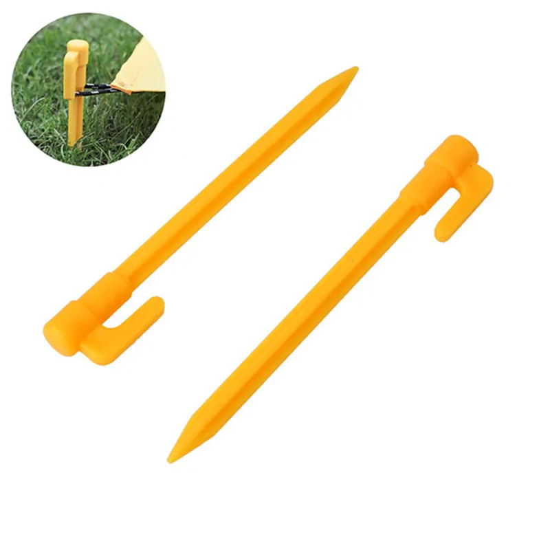 10 шт./компл. палатка ногтей Пластик открытый Туристическое оборудование Палатки