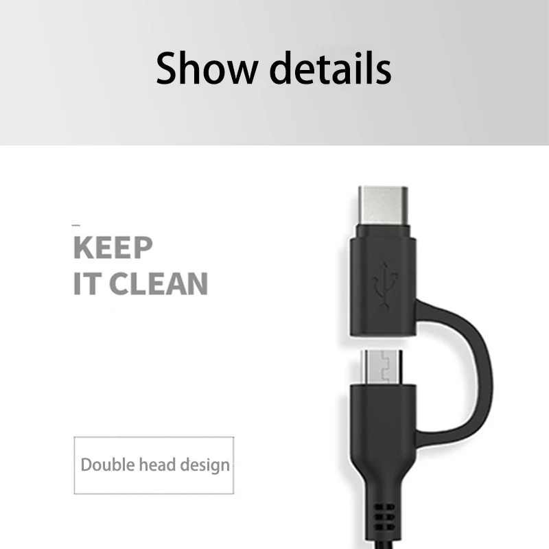 Выдвижной USB кабель 2 в 1 для быстрой зарядки и передачи данных|Кабели мобильных