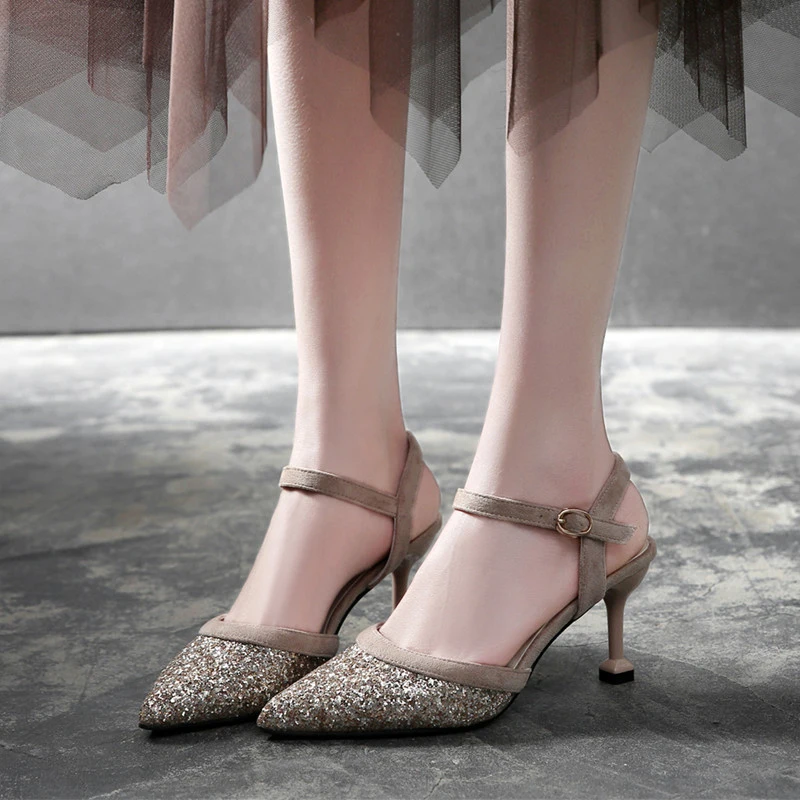 Женская обувь женские туфли-лодочки пикантные туфли с острым носком на высоком