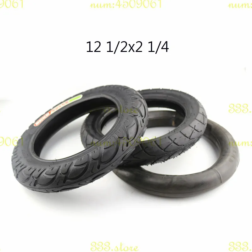 

12 1/2 X 2 1/4 ( 62-203 )Tire Fits Many Gas Electric Scooters 12 Inch Inner Tube Outer Tire for ST1201 ST1202 E-Bike12 1/2*2 1/4