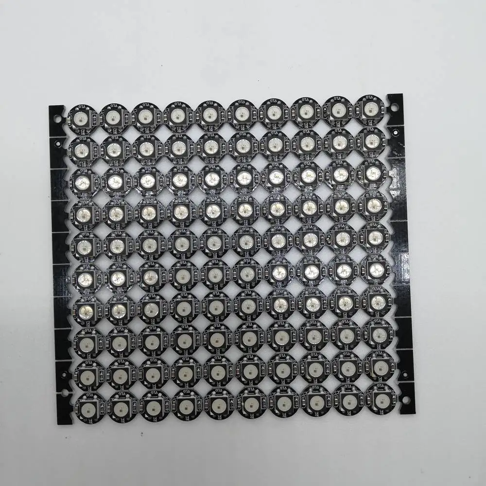 Светодиодная лента WS2812B WS2812 с теплоотводом чипа от DC5V 5050SMD RGB WS2811 IC Встроенная 1 ~ 1000