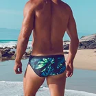 2021 Мужской купальный костюм в стиле ретро с листьями, мужское бикини, мужские плавки, сексуальные трусы пуш-ап, плавки для плавания UXH, пляжная одежда для серфинга, купальный костюм