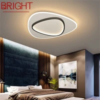 bright modern ceiling lamps led oval light fixtures home for living dining room bedroom