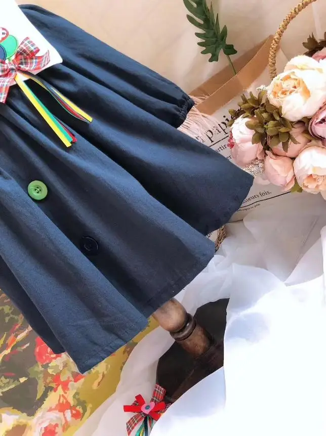 

2020 Summer Spanish Lolita princess dress Cotton baby girl Clothing vtg birthday party dress for girls vestidos Y2891 Drop ship