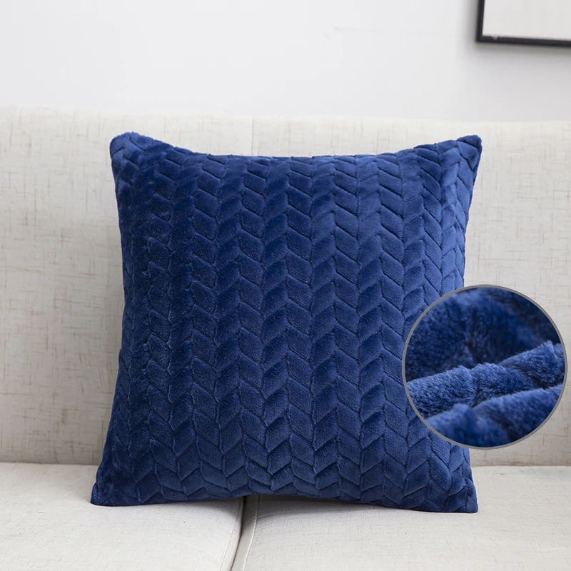 Бархатная квадратная наволочка для дивана автомобильный набор дома 45*45 см Coussin