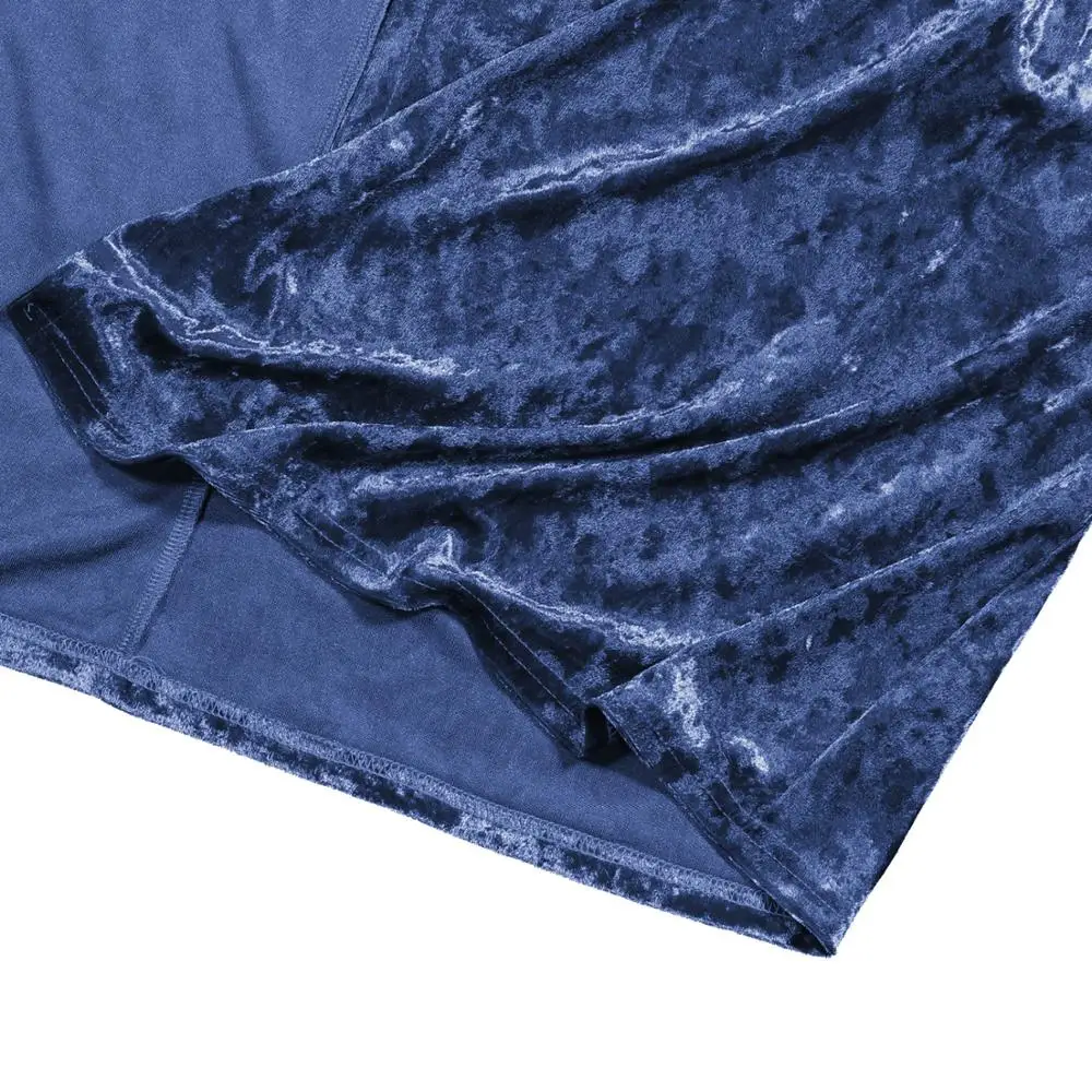 

New arrivals ladies hot style long-sleeved plus-length velvet windbreaker cardigan jacket party travel outfit