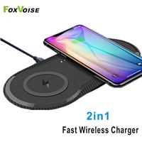 20w wireless charger usb quick charge fast charging pad qi wireless charger for iphone 11 x xr samsung s10 xiaomi mi huawei oppo