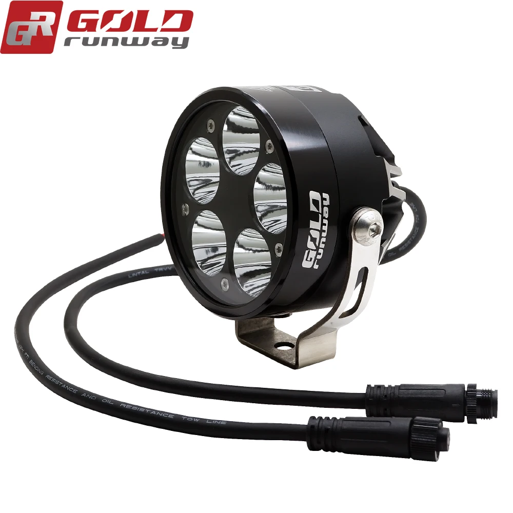 2 шт. GOLDRUNWAY Высокая мощность 50 Вт супер яркие мотоциклетные светодиодные фары