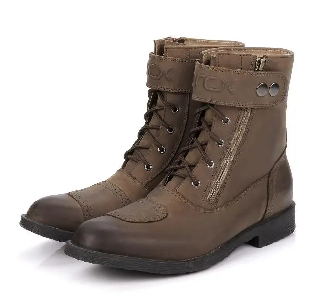 ARCX/мотоциклетные ботинки кожаная обувь для отдыха Водонепроницаемая Мужская
