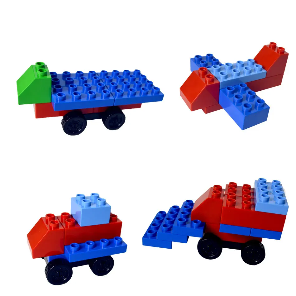 Duploe большой строительный блок Кирпичи DIY классический кусок размер точка