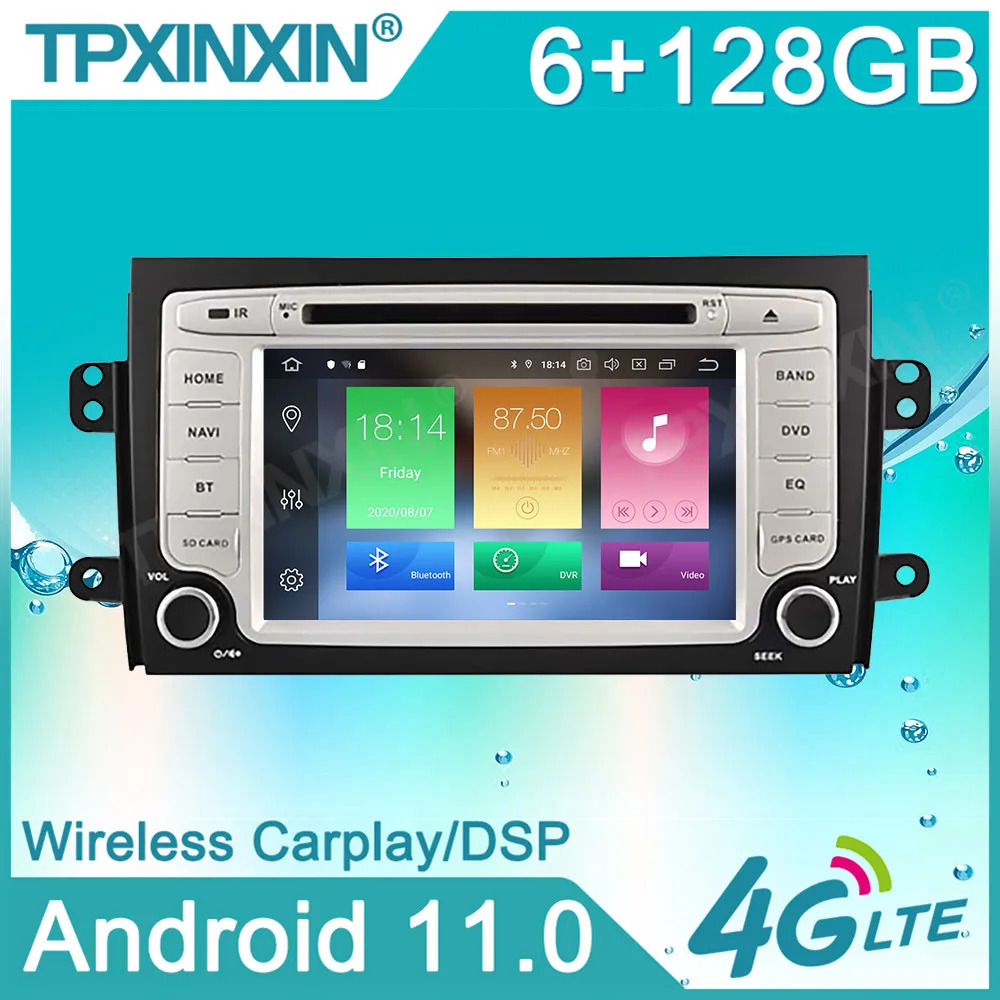

8-128G For Suzuki SX4 2006-2010 Car Stereo Multimedia Player Android GPS Navigation Auto Audio Radio Carplay Head Unit