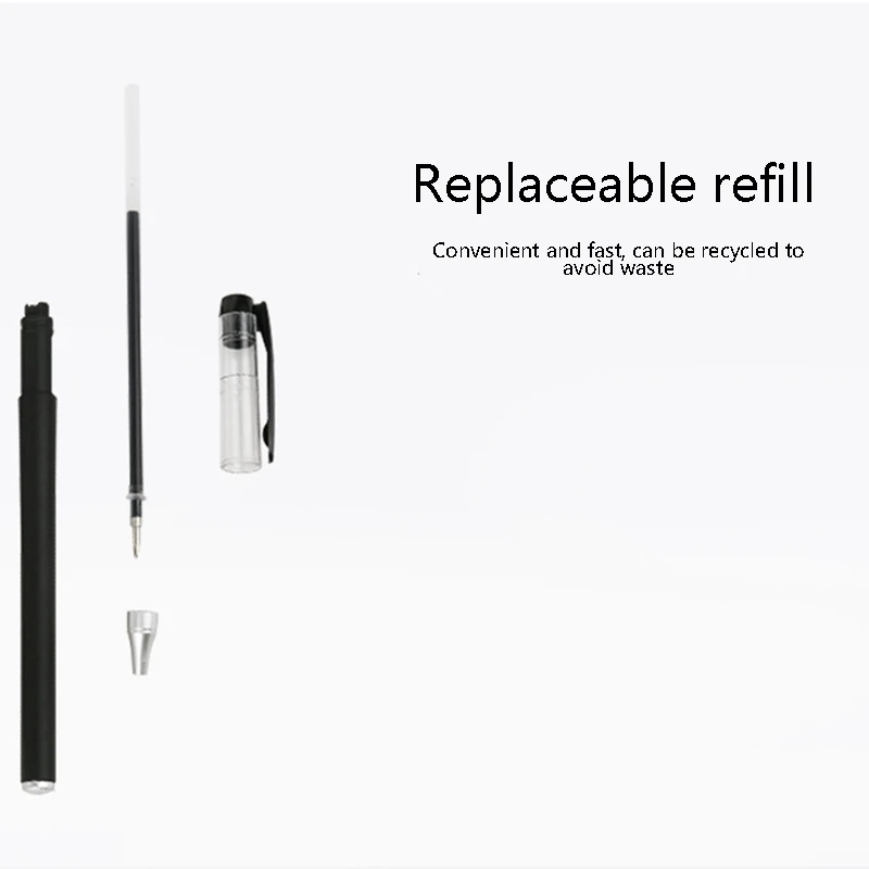 

24 Gel Pens Black Gel Pen 0.5mm Non-Slip Black Gel Pen Quick-Drying Ink Pen