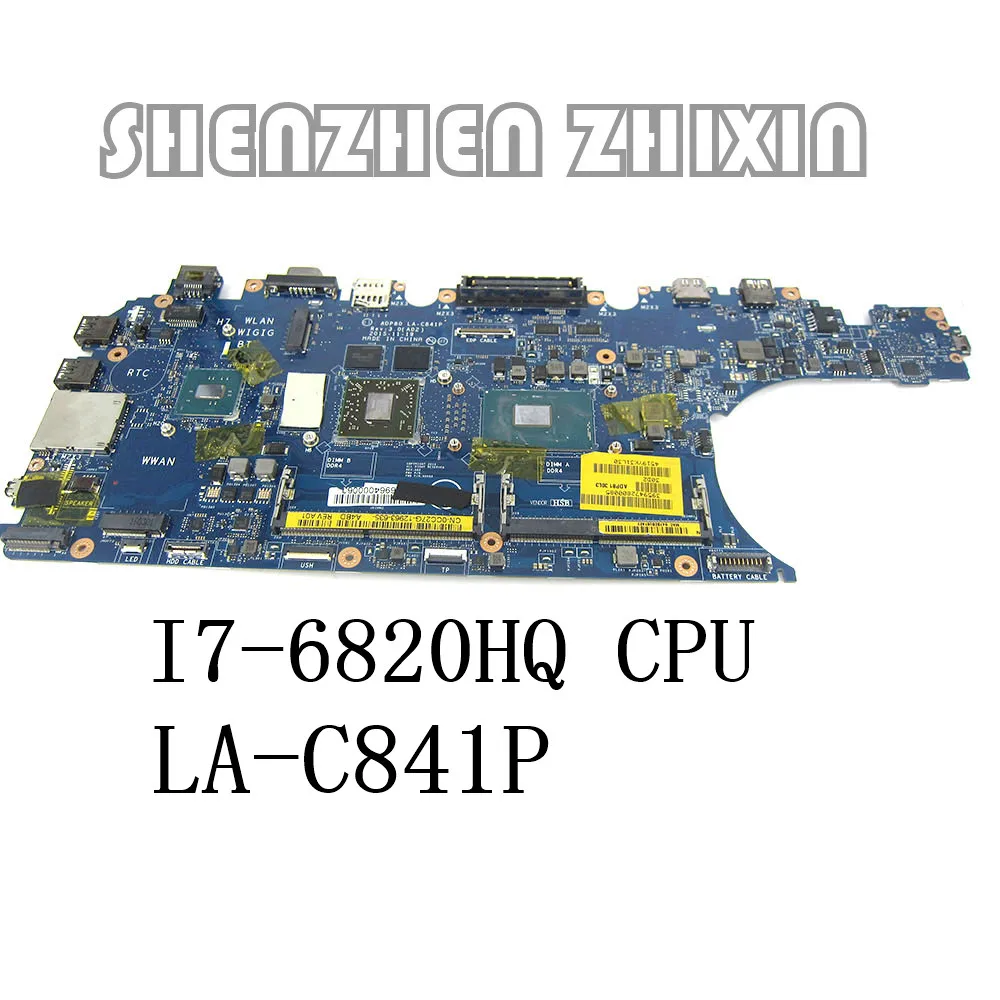 Материнская плата для ноутбука DELL Latitude 3510 5570 E5570 I7-6820HQ ЦП ADP80 Фотогалерея с