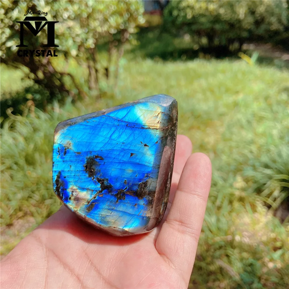 

1PC Natural Crystal Labradorite Stone Gemstone Mineral Specimen Quartz Moonstone Sunstone Block Irregular Stone For Home Decor