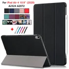 Чехол для iPad Air 4, 10,9 дюйма, 2020 дюйма, чехол-подставка из искусственной кожи, чехол для iPad Air 4, Air 4, 10, 9, чехол для планшета, чехол для сна