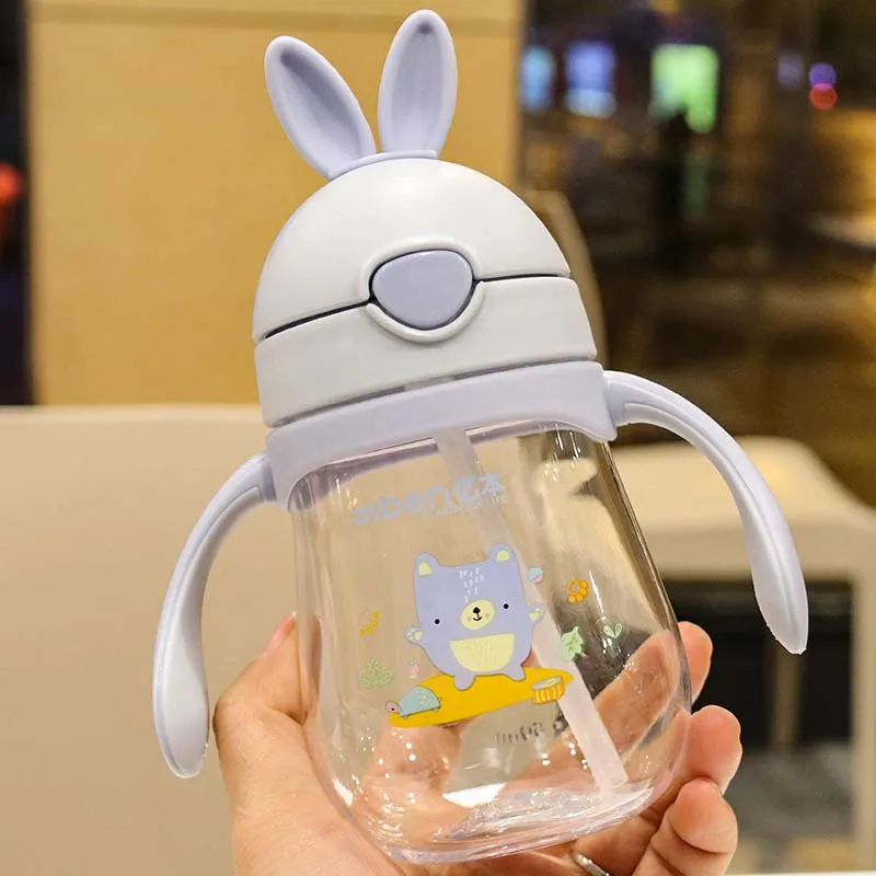 Детские Мультяшные бутылки для воды соломенная бутылка детский чайник