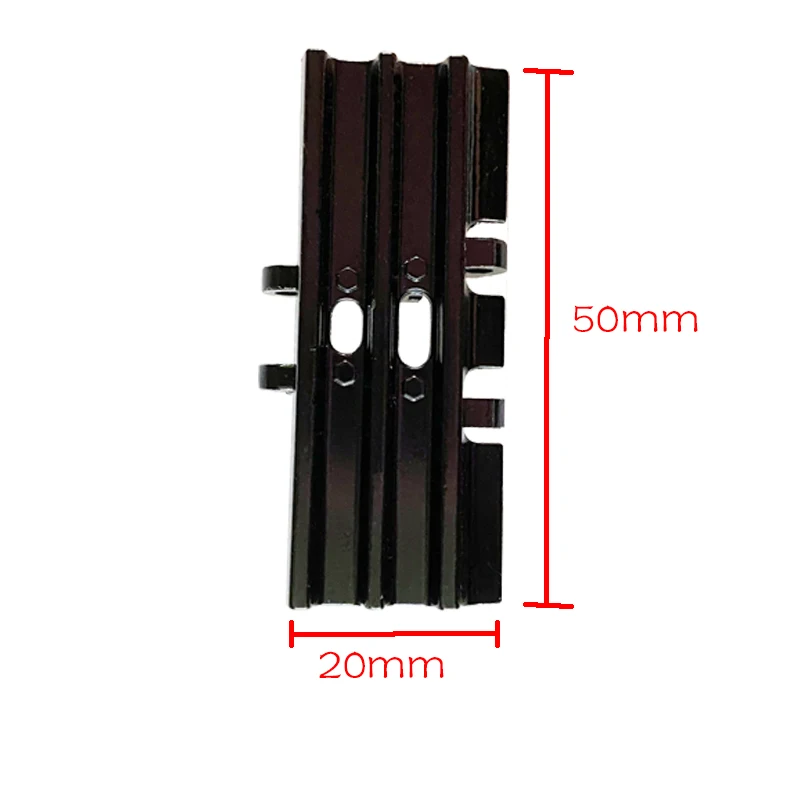 1/12 Rc гидравлическая гусеница экскаватора металлическая гусеничная цепь 50 мм * 20