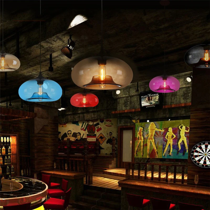 Светодиодный Скандинавское украшение современное искусство подвесной цветной