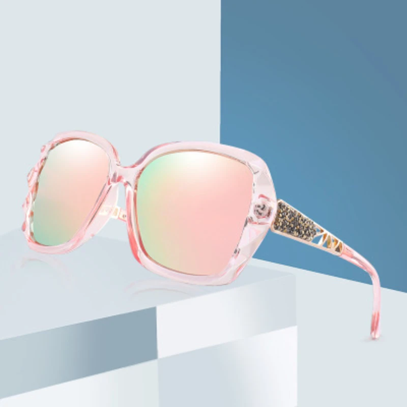 Ретро квадратные поляризованные солнцезащитные очки для женщин 2020 роскошные