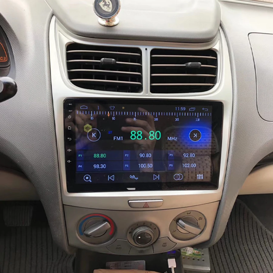 Автомобильный мультимедийный Dvd плеер 64 ГБ Android 10 0 2Din GPS для Chevrolet Sail 9 дюймов