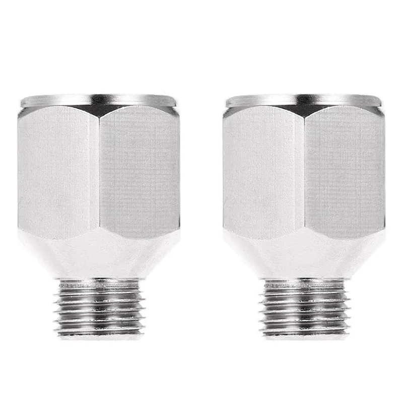 Адаптер для аэрографа 2 шт., детали, соединитель для шланга G1/8 дюймов, стандарт BSP, мужской, G1/4 дюйма, стандарт BSP, женские детали для компрессора