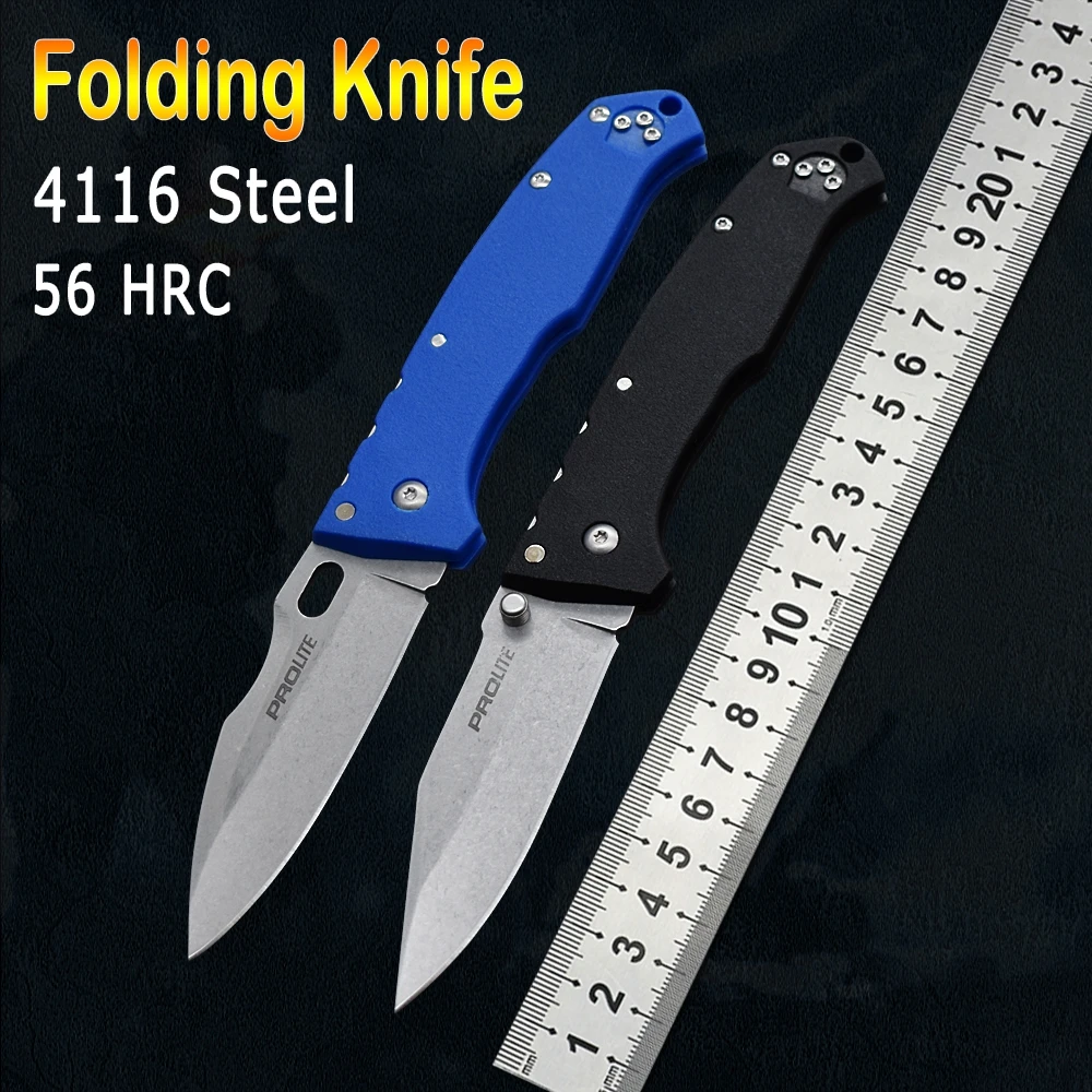 

Cold Steel Outdoor Survival Folding Knife Camping Portable Tactical 4116 Steel Knives Self-Defense Hunting EDC Gift Fruit Knife