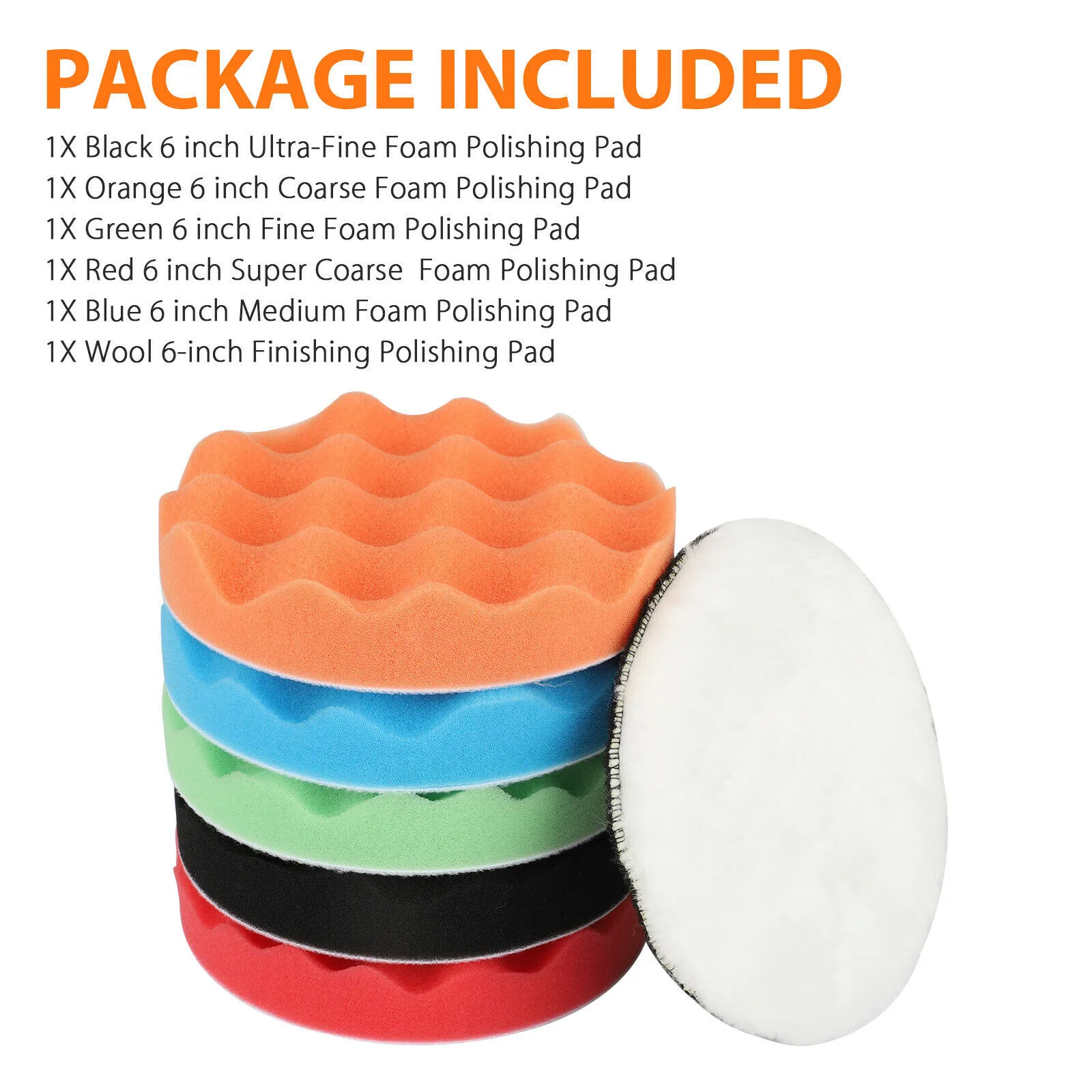 

Ceramics Polishing Pad Foam For Polisher Drill Glass Waxing Wheel Wool