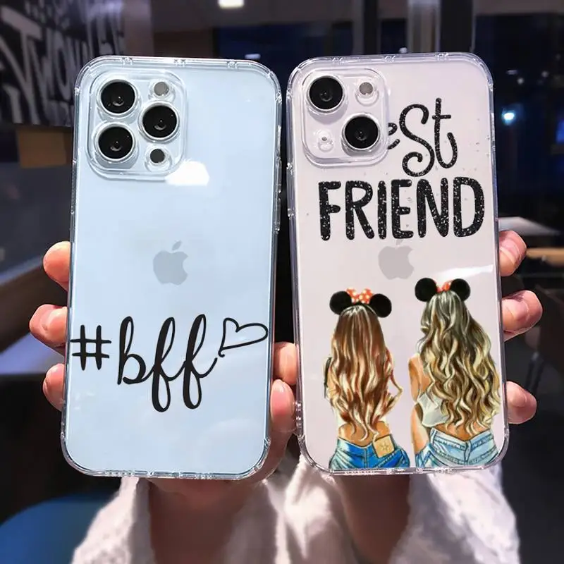 

Fashion best friends Phone Case for iphone 13 12 11 pro max mini 6 6s 7 8 plus SE2020 X XR XS shell iphone 13 pro max case