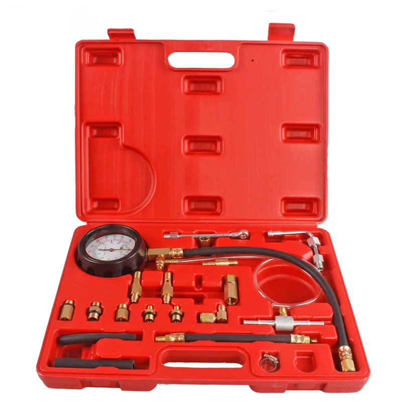 

0-140PSI Fuel Injector Injection Pump Pressure Tester Gauge Kit Car Compression pressure tester TU-114 Tools