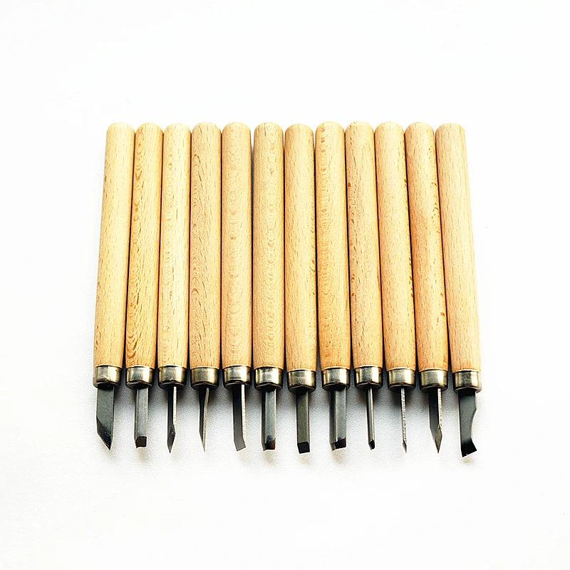 12 шт./компл. искусственный нож ручной резец набор столярных искусств инструмент