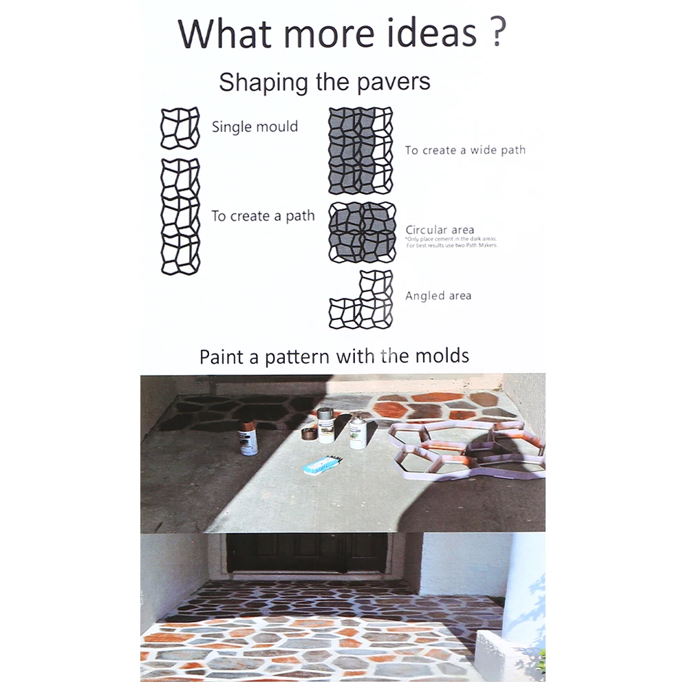 Горячая 10 видов вымощая дорожка граница производитель Молдер DIY многоразовая