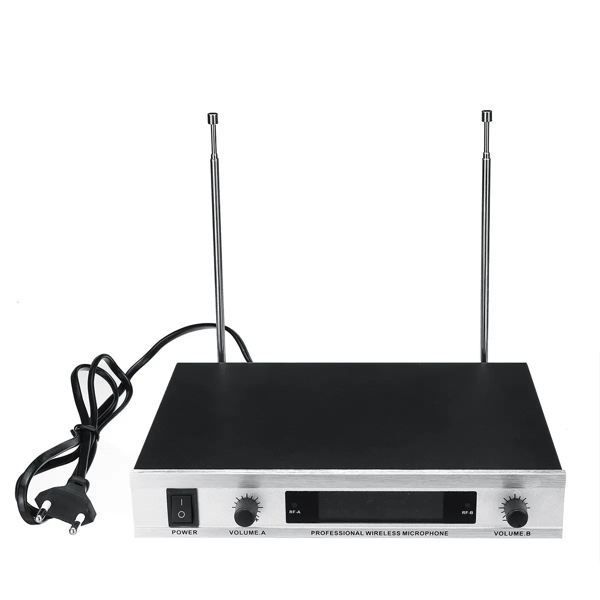 Беспроводной двойной микрофон Система VHF-280MHZ профессиональный беспроводной