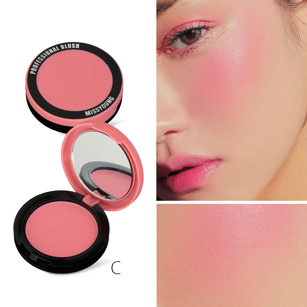 

Monochrome Blush rouge Matte Contouring powder Long Lasting Effect Naturally Brightens skin tone Eye shadow Makeup Tools
