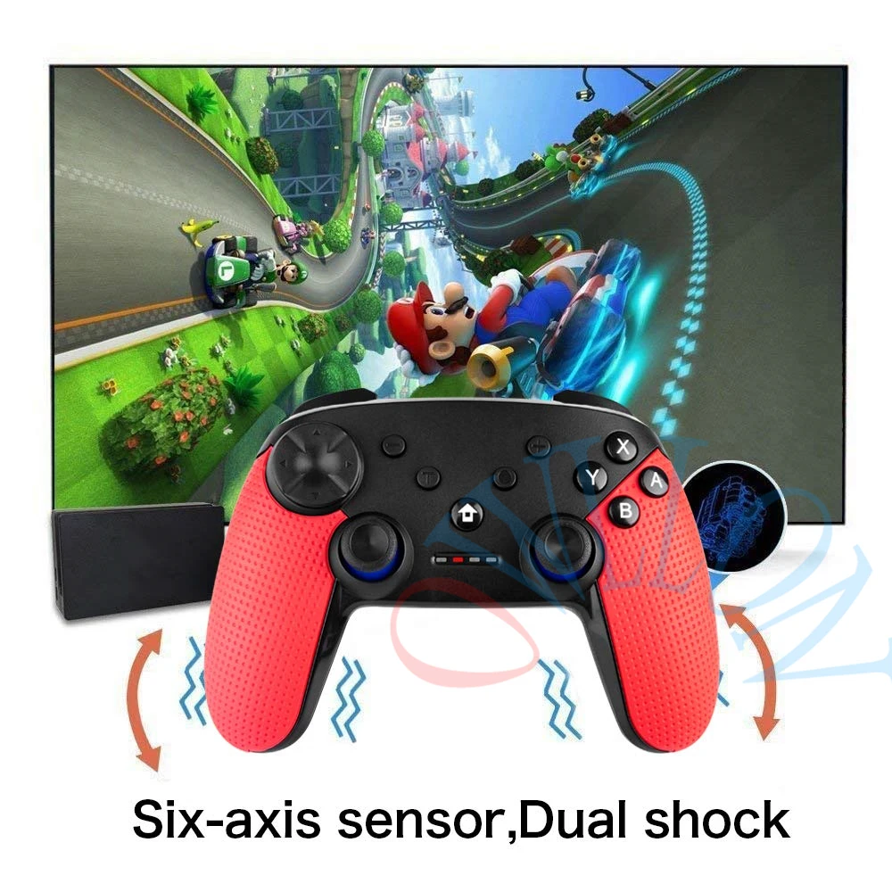 Беспроводной геймпад для Switchfor NS PRO Bluetooth геймпады с вибрацией 6-axis | Электроника