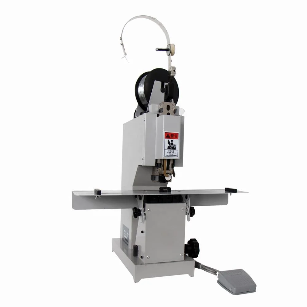 

Single head saddle flat book binding wire stitching machine