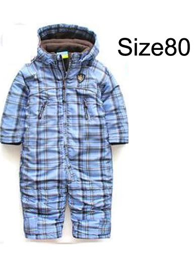 size 80 Topolino/детский зимний теплый лыжный костюм; зимний комбинезон; Детский комбинезон; утепленное пальто с хлопковой подкладкой для младенцев; одежда для малышей - Цвет: size 80