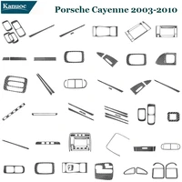 car accessories black car stickers carbon fiber cover trim various parts for porsche cayenne 2003 04 05 06 07 08 09 10