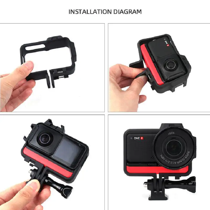 Противоударная защитная рамка для холодной загрузки крышка адаптера Insta 360 ONE