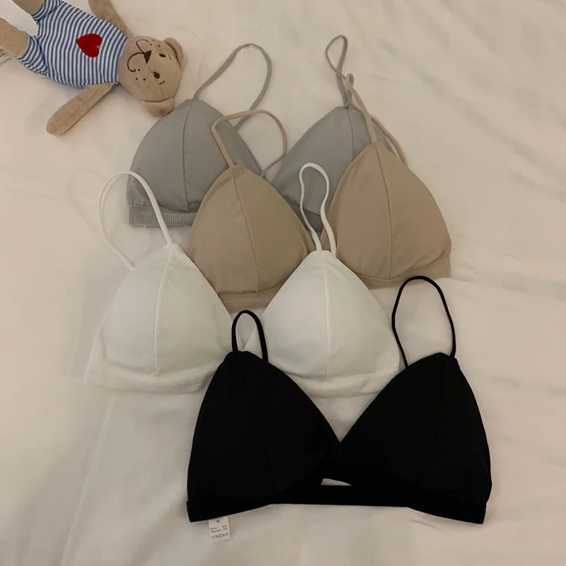 Нижнее белье с красивой спиной женский летний тонкий бюстгальтер приталенный к