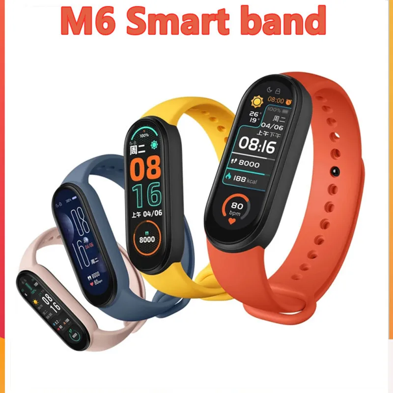 Новинка M6 Bluetooth Смарт Браслет фитнес трекер монитор сердечного ритма кровяного