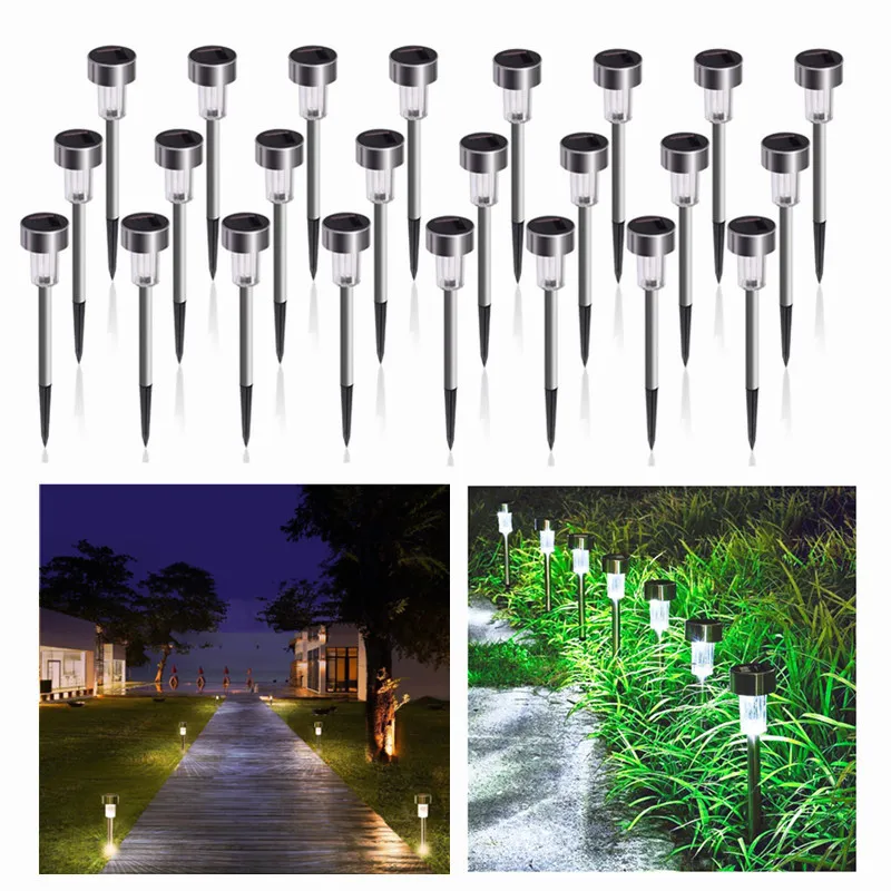 

Led Solar Lights Outdoor Solar Lights Led Lawn Lamps Street Lighting Luminaria for Garden Decoration Solar Powered Path Lights