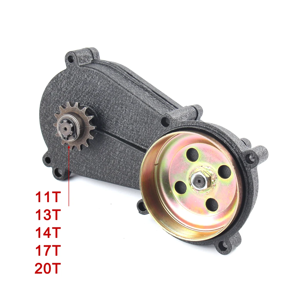 

T8F Sprocket Transmission Gearbox Clutch Gear Box For 2 Stroke 47cc 49cc 2 Stroke Minimoto Dirt Bike ATV 11 13 14 17 20 Tooth