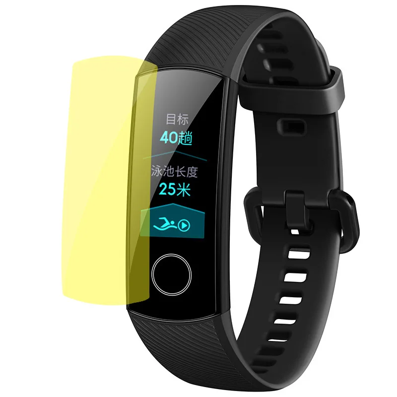 EXUNTON 5 шт./лот суперпрозрачная мягкая защитная пленка из ТПУ для Huawei Honor Band 4 Band4 Running