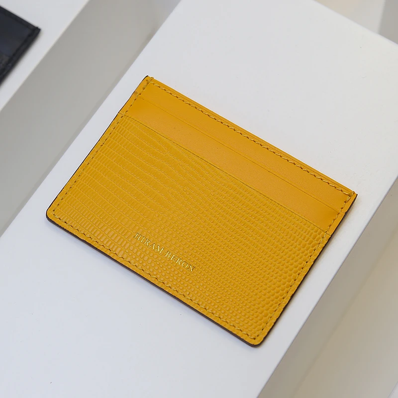 

Hiram Beron Personalized Gifts for Men Women Italian Leather Card Wallet Case with Phone Cover Luxury Brand Dropship