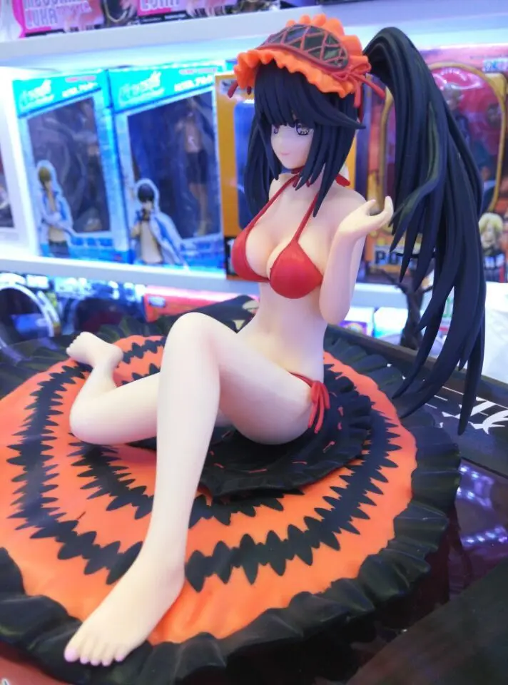 18 см аниме Дата живой кошмар Tokisaki Kurumi купальник 1/8 масштаб фигурка ПВХ Модель