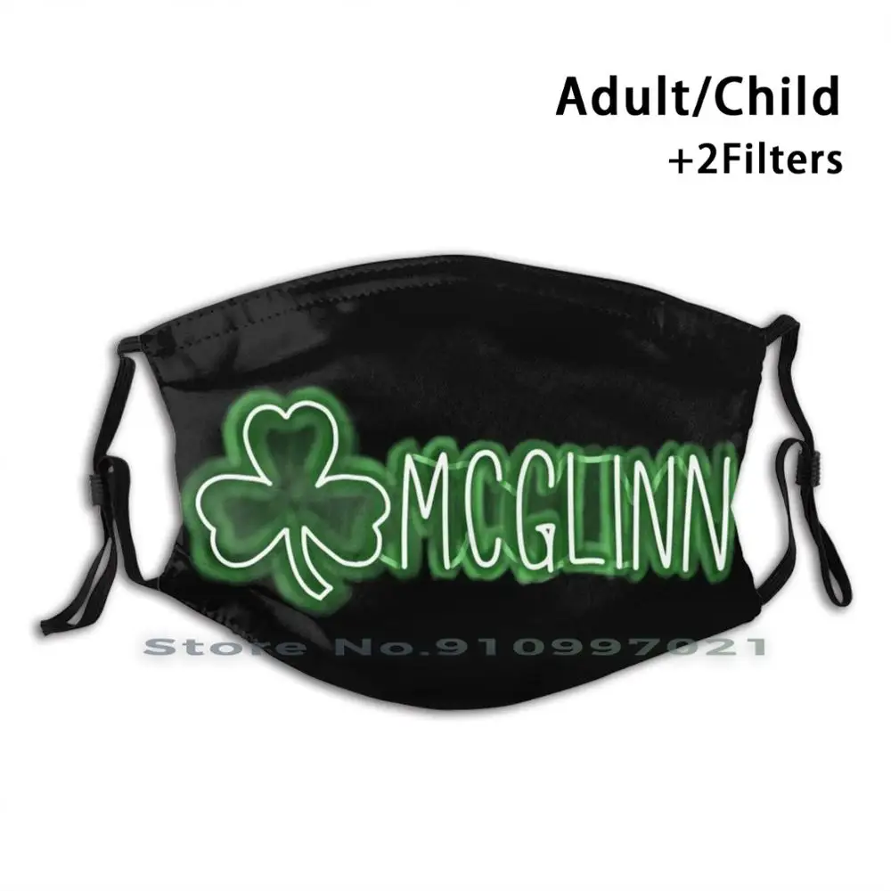 Моющаяся многоразовая модная маска для лица Mcglinn Hall Нотр-Дам с фильтрами детей и