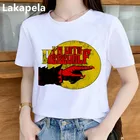 Женская футболка с принтом волк, белая Базовая футболка с круглым вырезом, в стиле Харадзюку, для подростков, лето 2021