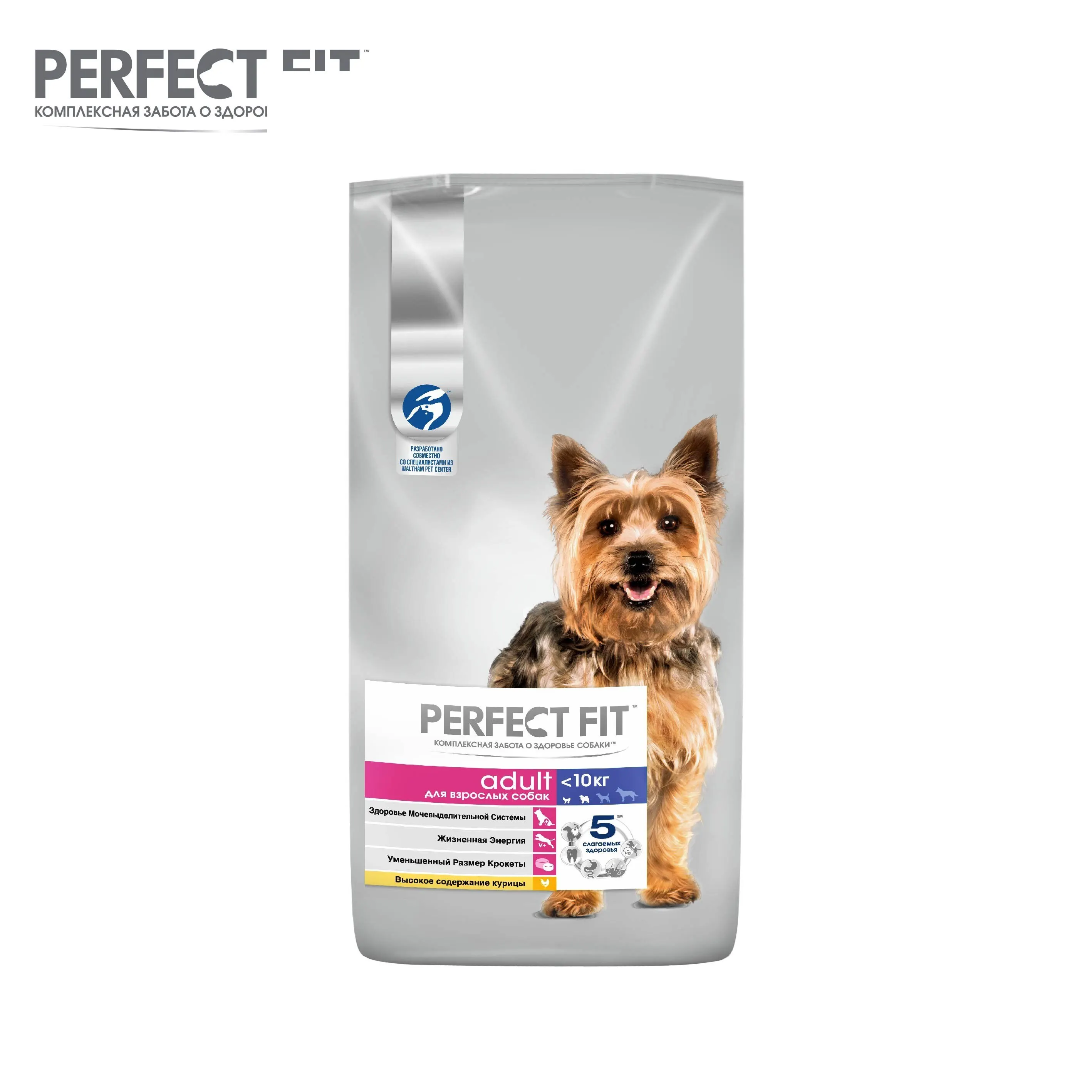 Сухой корм PERFECT FIT с курицей для взрослых собак мелких и миниатюрных пород старше